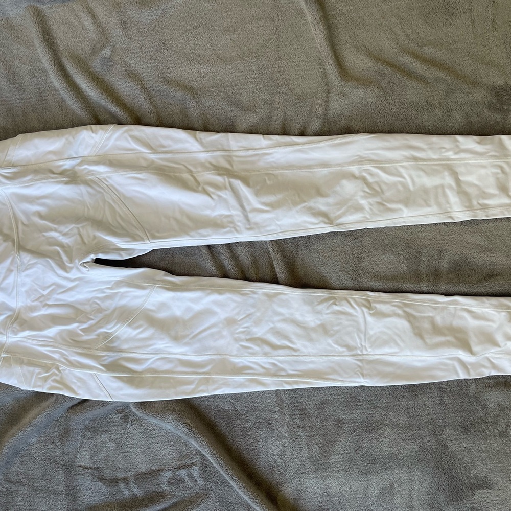 Lululemon White Slim Fit Pants